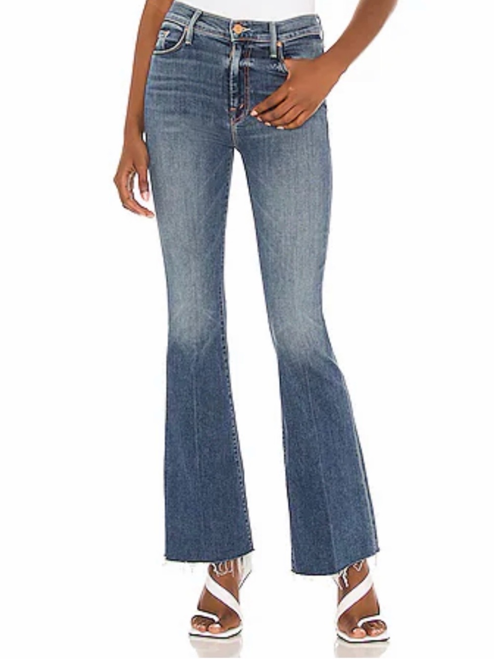 NWT The Mother Jeans The Weekender Fray Size 32